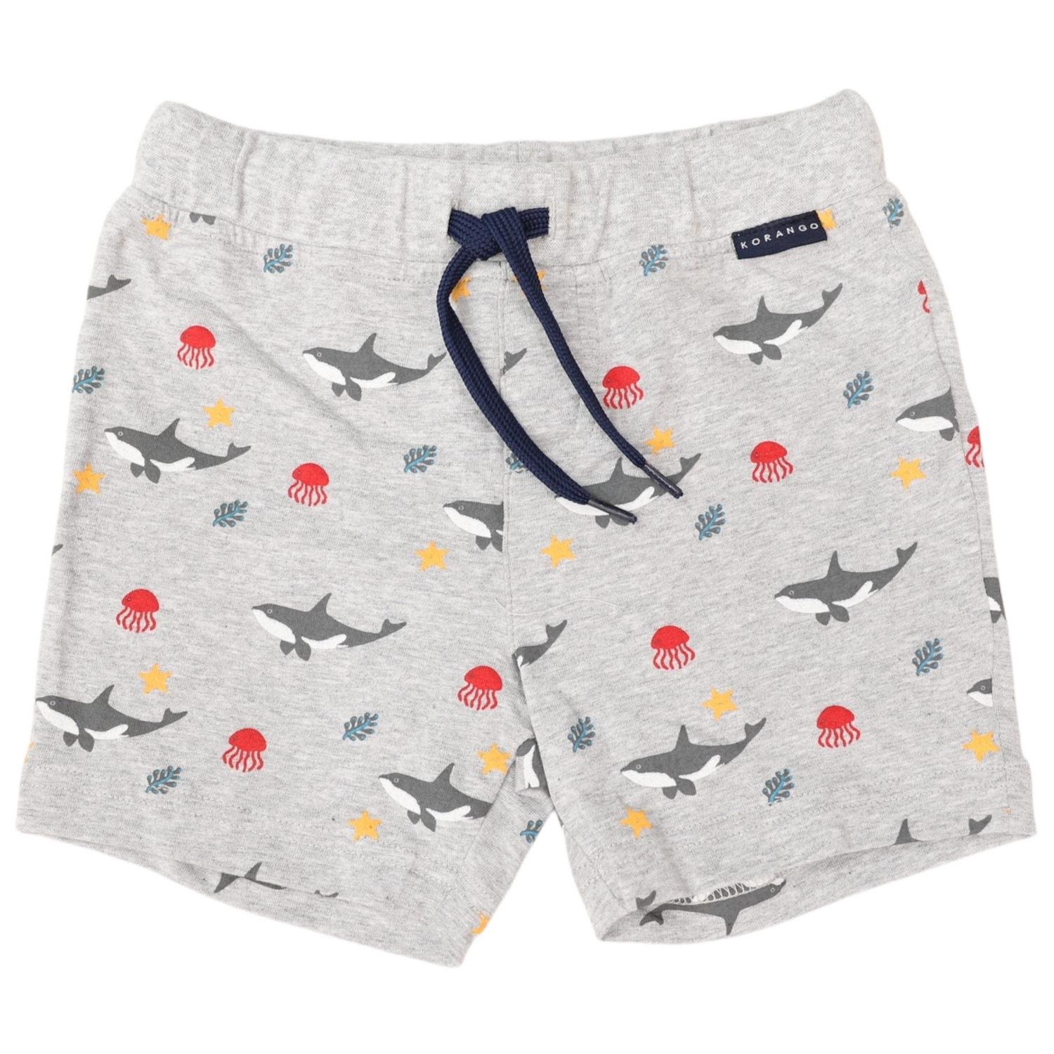 Under the Sea Cotton Short Grey