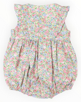 Smocked Floral Sunsuit