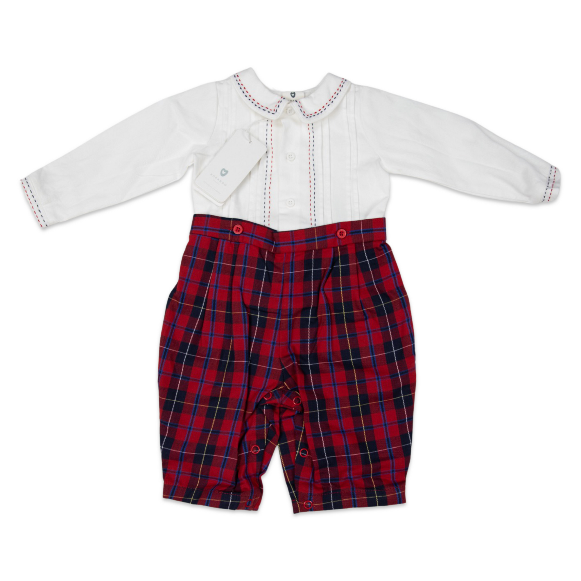 Plaid Shirt &amp; Pant Set
