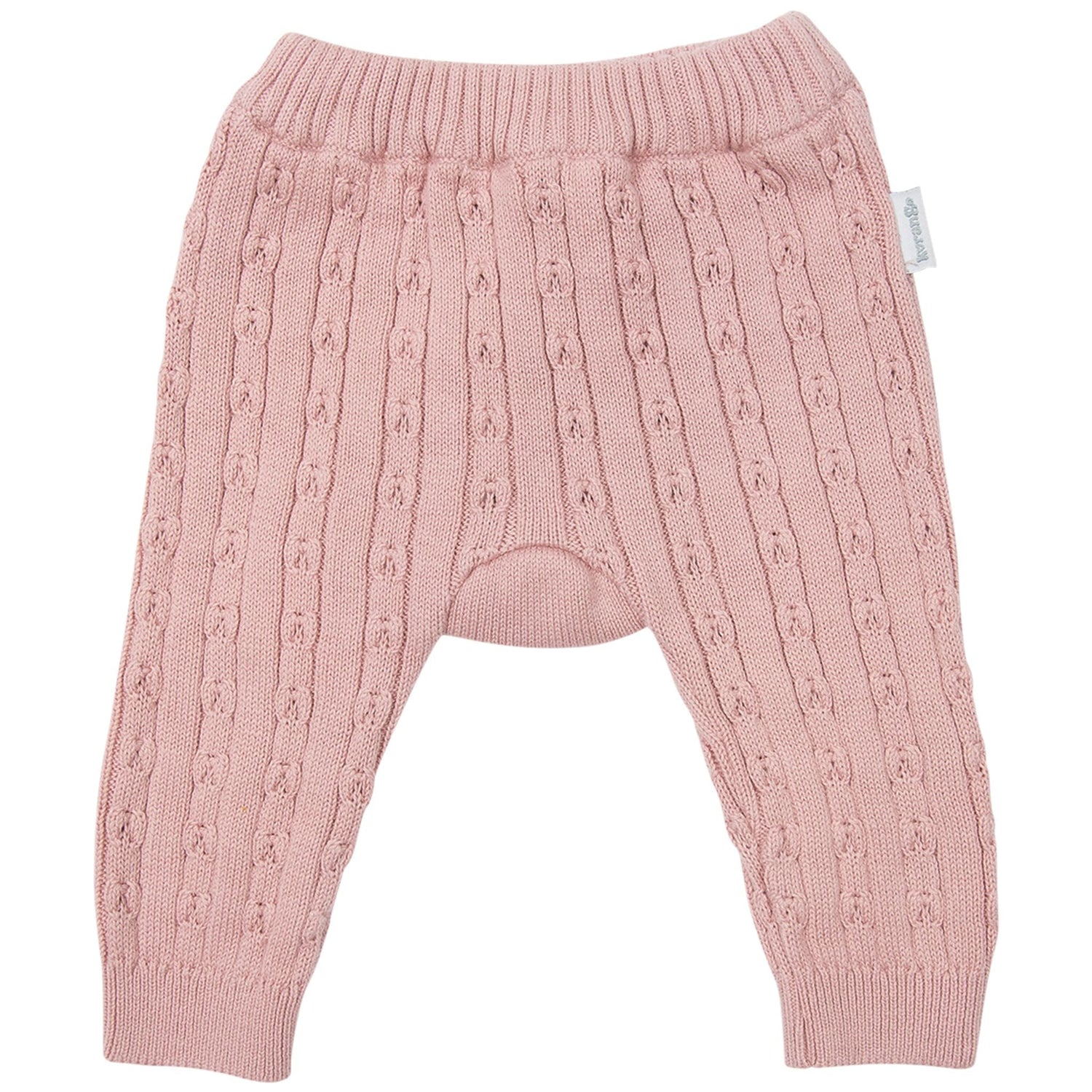 Fine Cable Knit Legging Pink