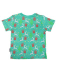 Pyjamas Cotton Modal Xmas Short Sleeve Top & Short Green