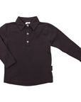 Classic Long Sleeve Rugby Top Charcoal