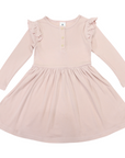 Cotton Modal Dress Dusty Pink