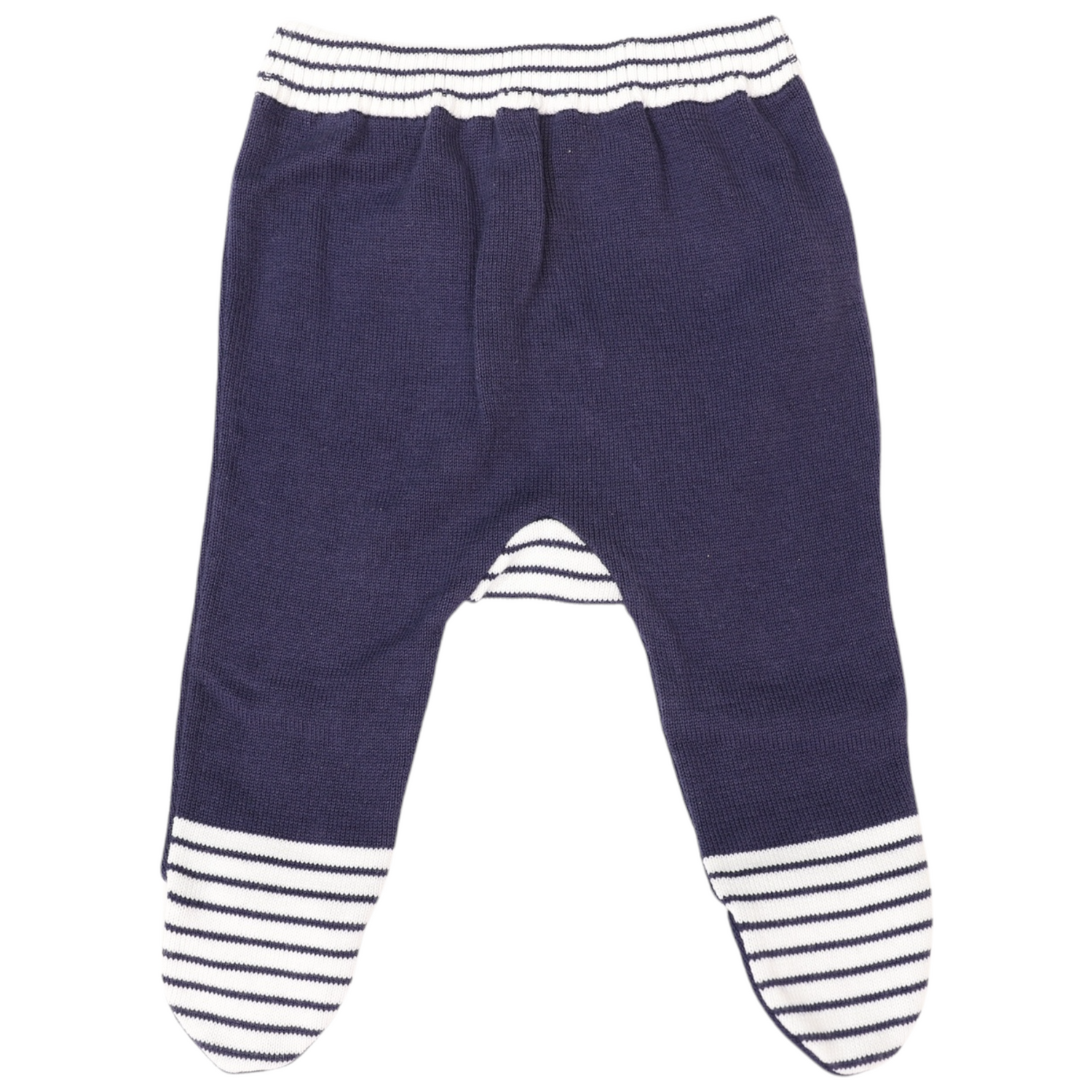 Knit Legging White/Navy