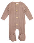 Knit Onesie Chestnut