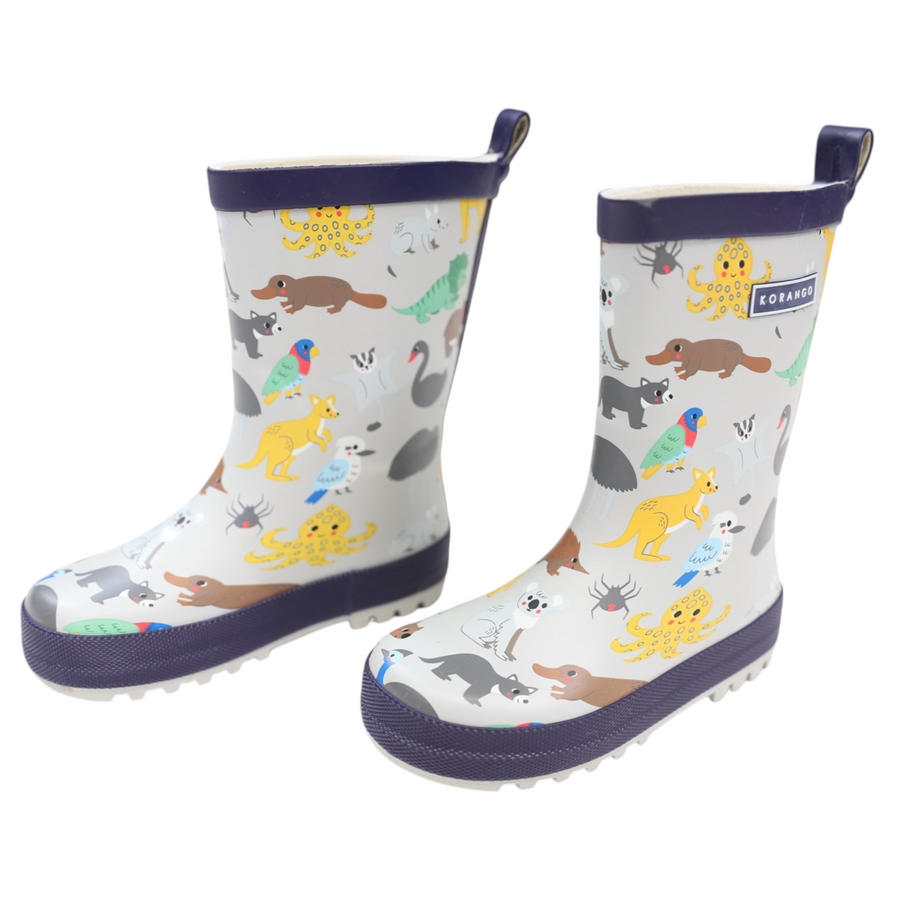 Australian Animal Gumboot Grey