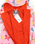 Spring Rainbow Rainsuit Pink