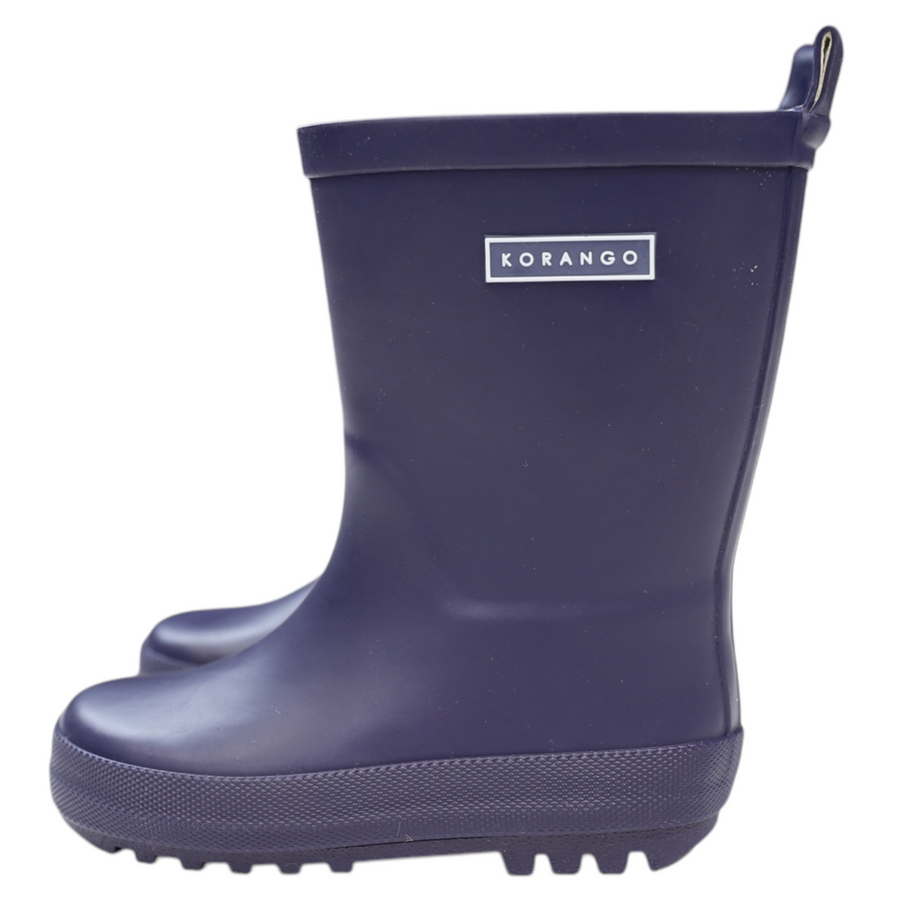 Plain Gumboot Navy