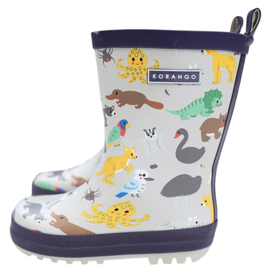 Australian Animal Gumboot Grey