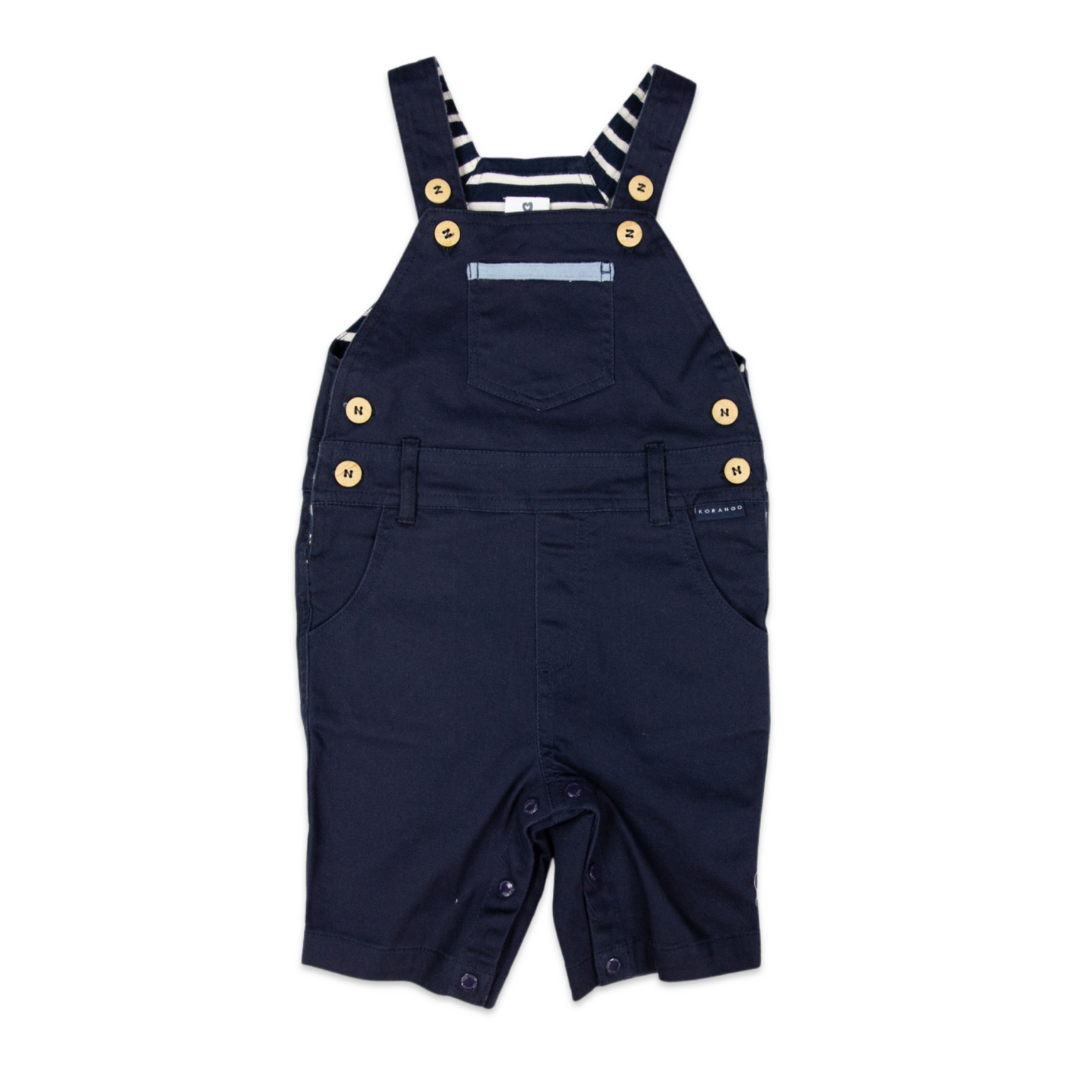 Stretch Twill Shortall Navy