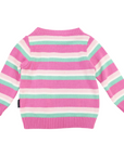 Stripe Knit Sweater Green