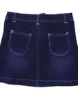 Denim Skirt Dark Wash