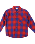 Check Flannel Shirt Red