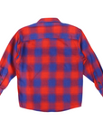 Check Flannel Shirt Red