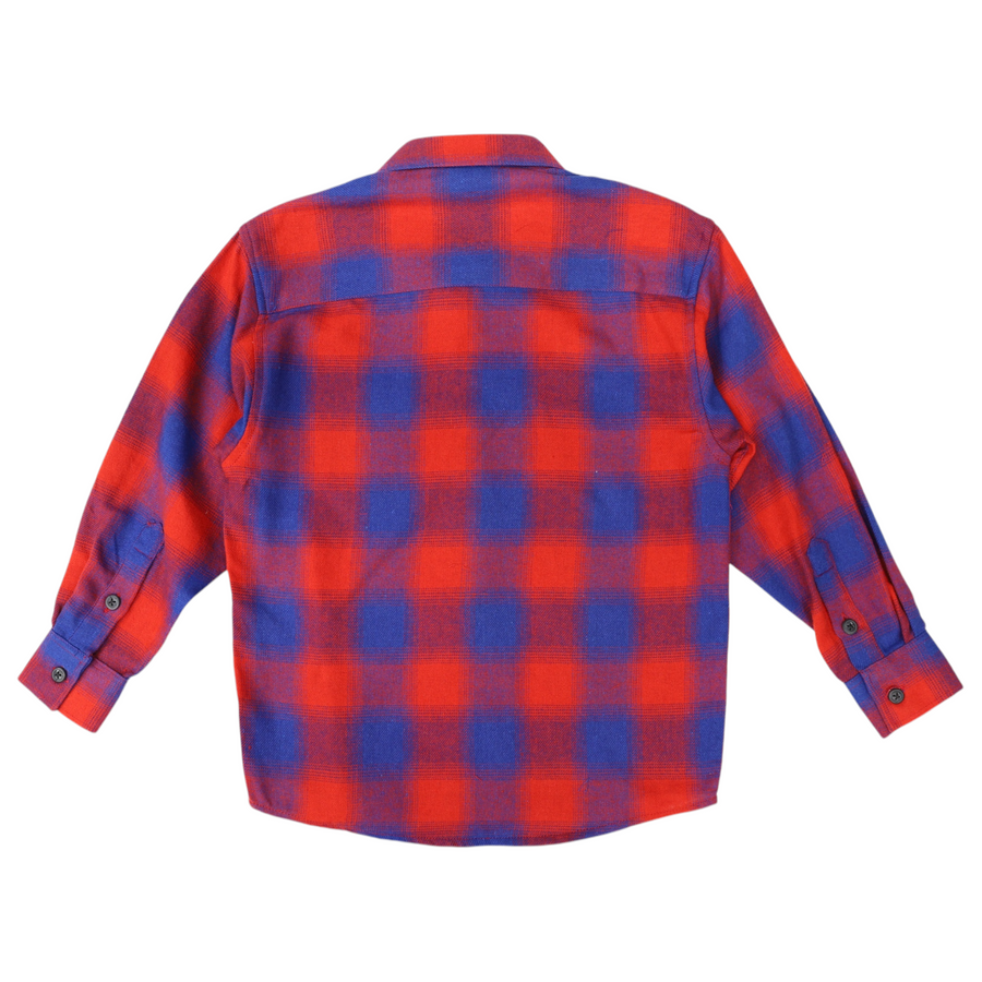 Check Flannel Shirt Red