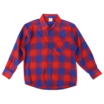 Check Flannel Shirt Red