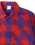 Check Flannel Shirt Red