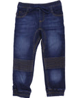 Stretch Denim Jean with Mustard Stitching