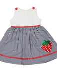 Strawberry Seersucker Dress