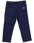 Stretch Twill Chino with Adjustable Waist Navy