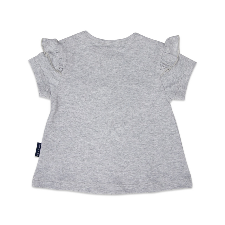 Swing Top with Unicorn Print Grey