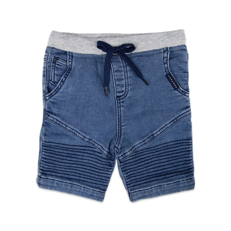 Stretch Denim Short Light