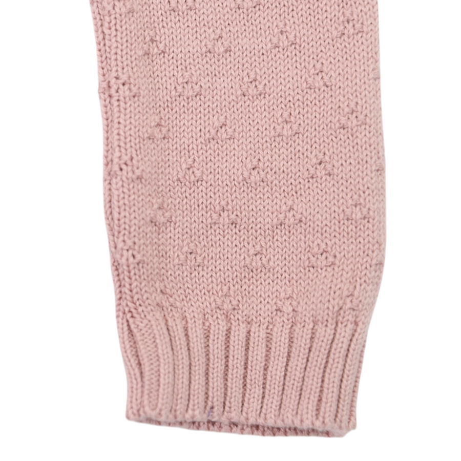 Textured Knit Legging Dusty Pink