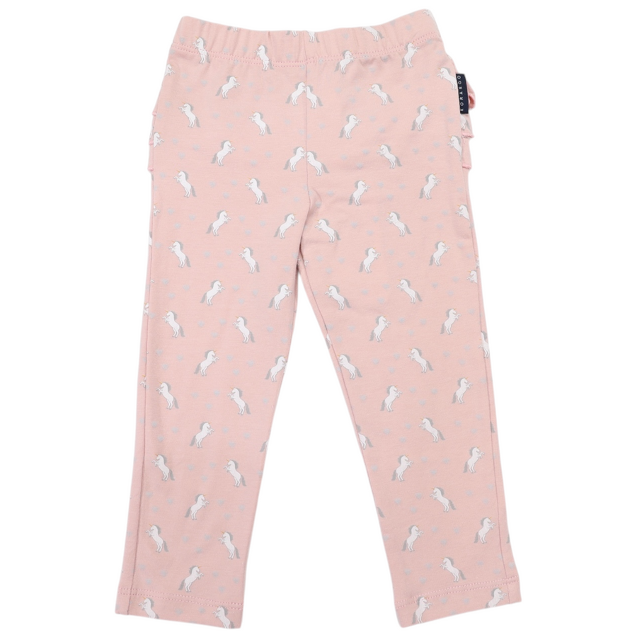 Unicorn Ruffle Legging Dusty Pink