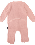 Plush Knit Romper Dusty Pink