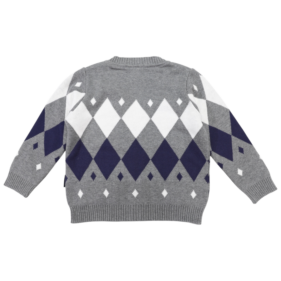 Grandpa Cardigan Charcoal