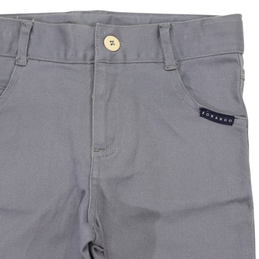 Stretch Twill Chino Charcoal