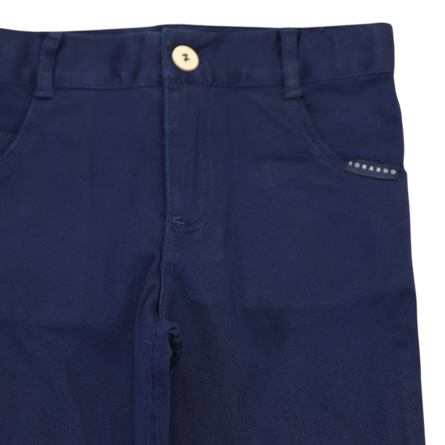 Cotton Stretch Twill Chino Navy