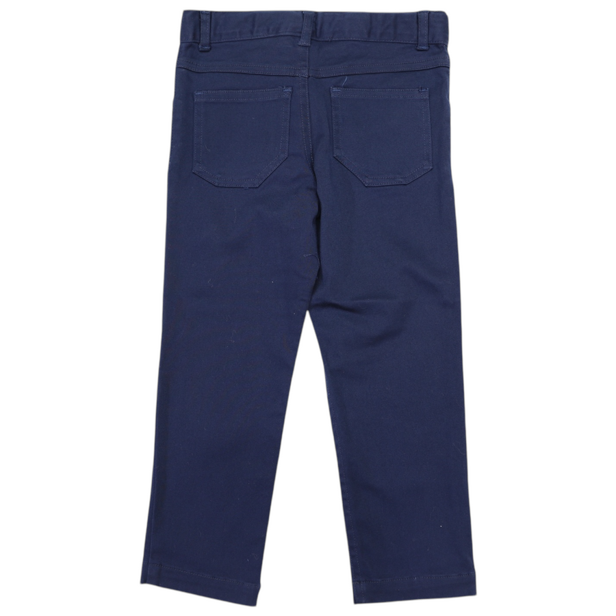 Cotton Stretch Twill Chino Navy