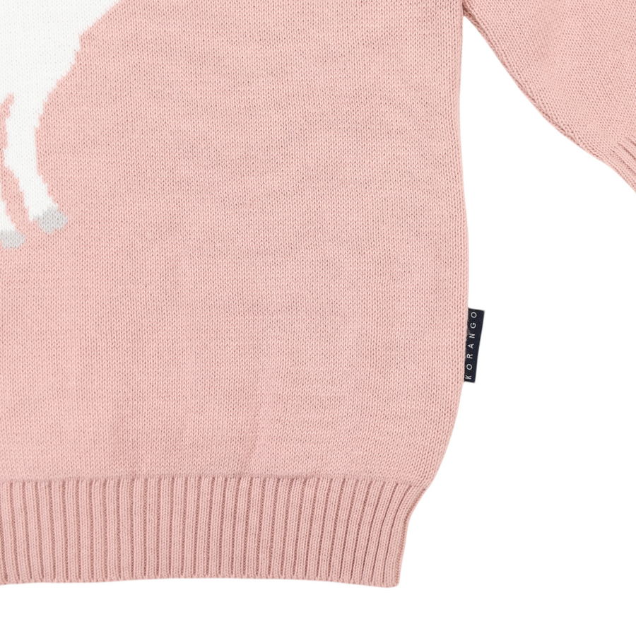 Unicorn Sweater Dusty Pink