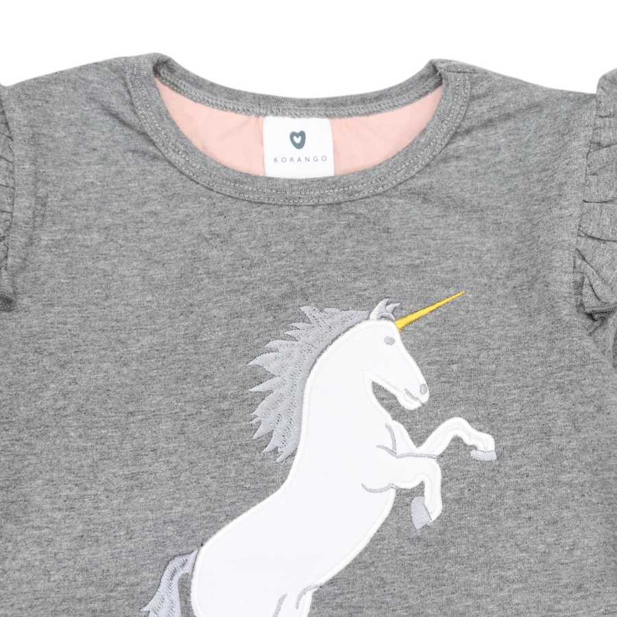 Unicorn Top Charcoal