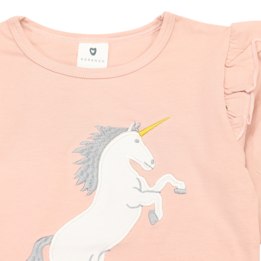 Unicorn Top Dusty Pink