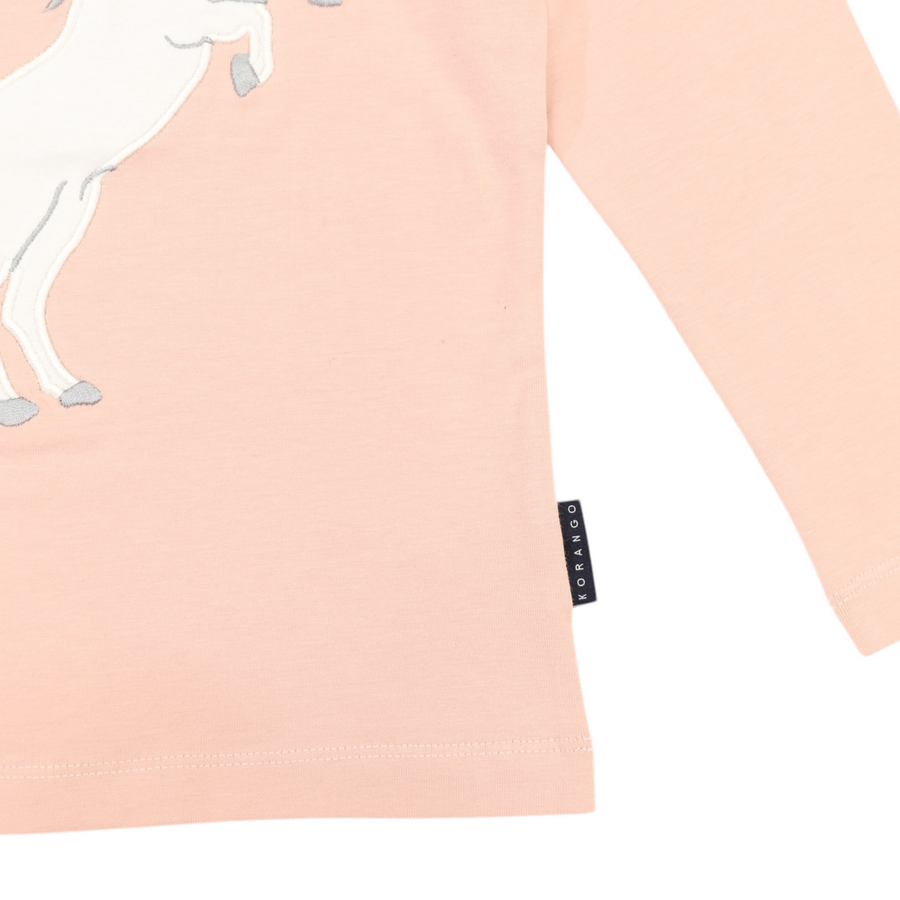 Unicorn Top Dusty Pink