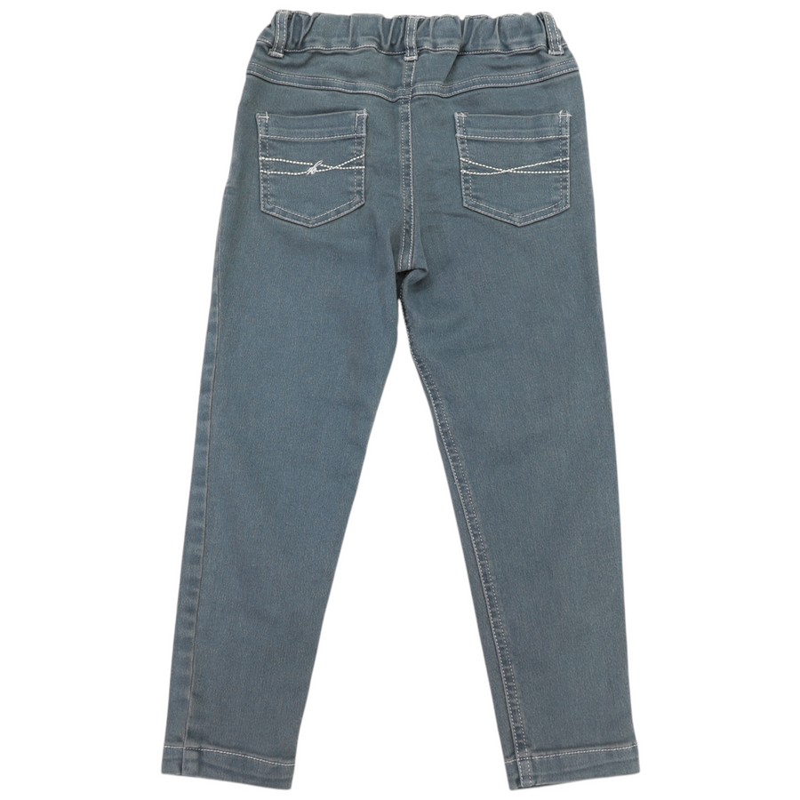 Adjustable Waist Stretch Denim Jean Charcoal