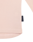 Cotton Modal Henley Top Dusty Pink