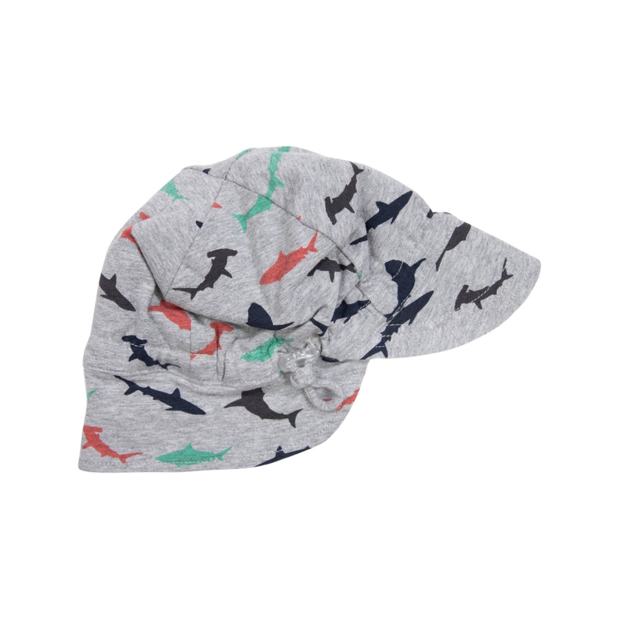 Shark Print Legionnaires Hat Grey Marle