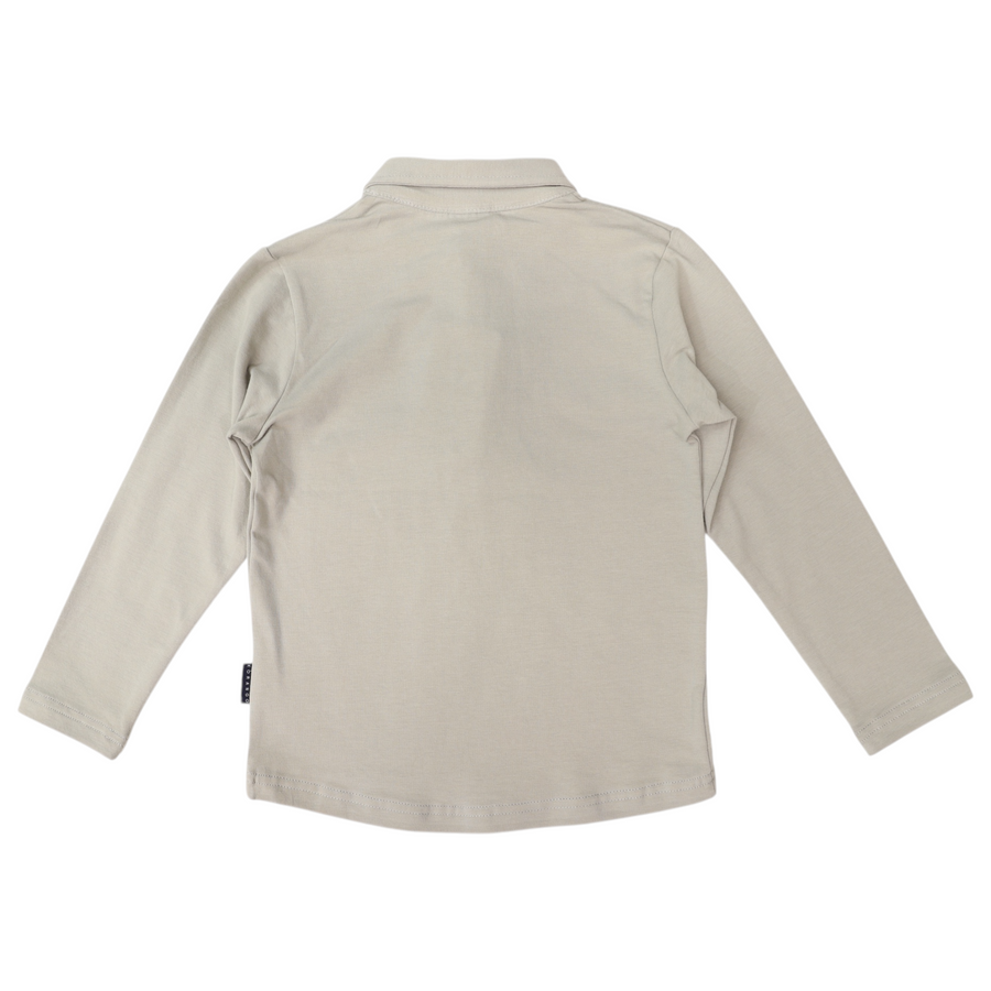 Classic Long Sleeve Rugby Top Moon Mist