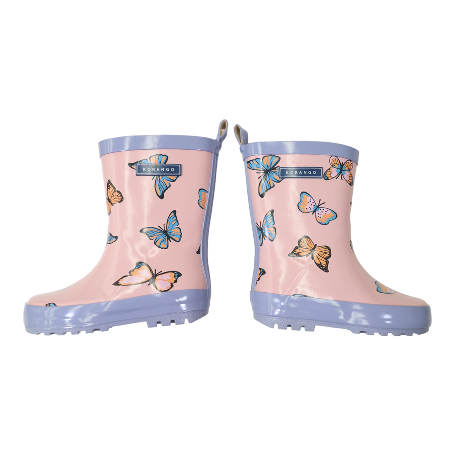 Butterfly Gumboot Fairytale Pink