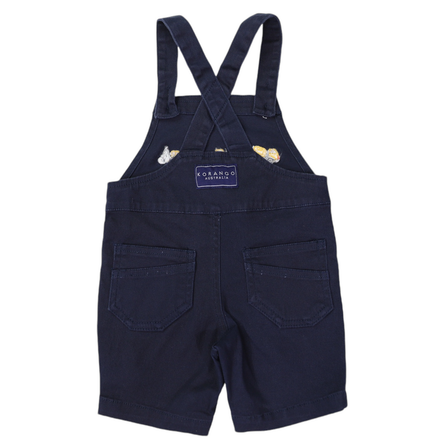 Trucks and Diggers Embroidered Shortall Navy