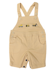 Trucks and Diggers Embroidered Shortall Sand