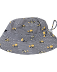 Trucks and Diggers Cotton Sun Hat Navy