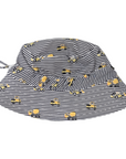 Trucks and Diggers Cotton Sun Hat Navy