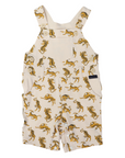 Tiger Print Cotton Overall Tapioca