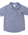 Short Sleeved Shirt Blue Check