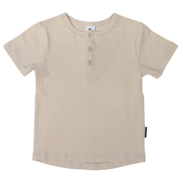 Henley Tee Tapioca