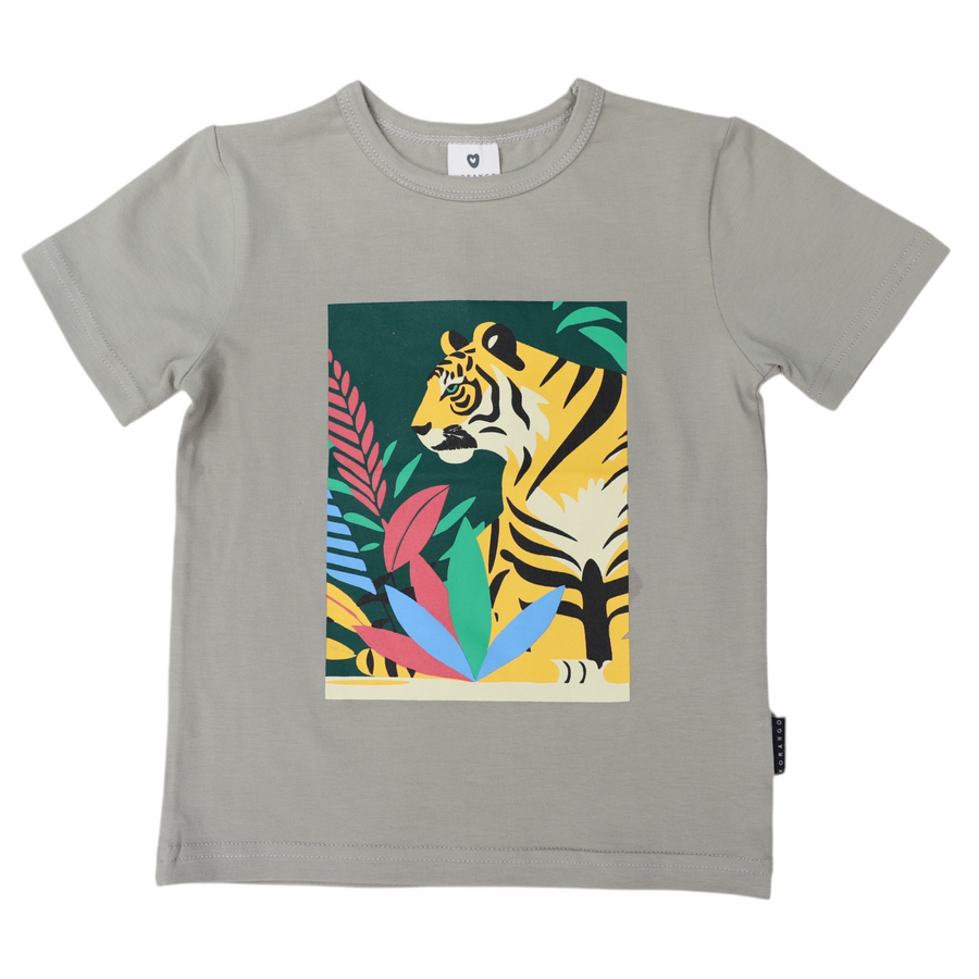 Jungle Tiger Tee Green